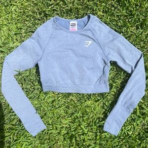 Gym Shark long sleeve crop top